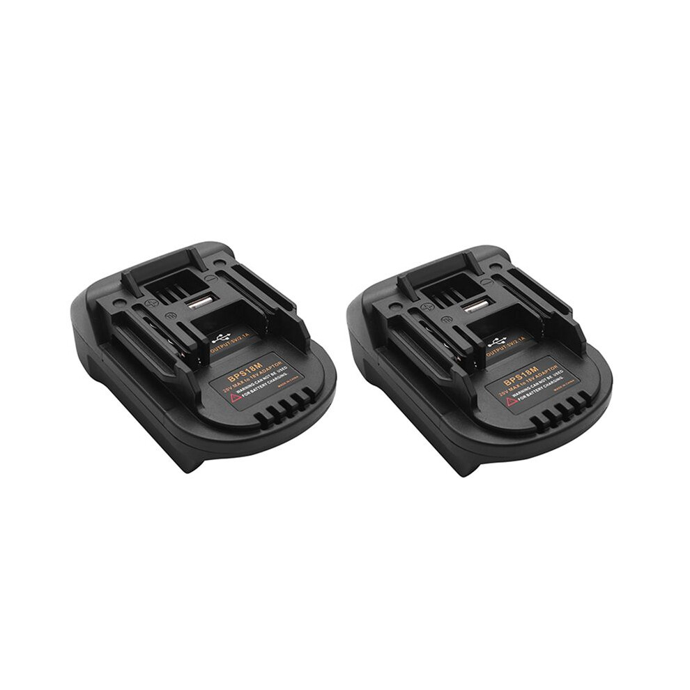 2X Bps18m Battery Adapter For 20V Lithium 20V Lithium Battery For Bl1830 18V Battery 4713172222144