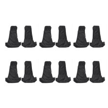 12X Universal Waterproof Nylon Front Car Van Covers Protectors Black