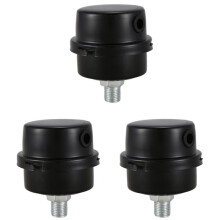 3X Filtre D'Admission de Compresseur D'Air Silencieux Silencieux 1 / 4BSP 13mm Filetage Noir