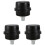 3X Air Compressor Intake Filter Muffler Silencer 1/4BSP 13mm Thread Black 1