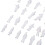 200Pcs HO Scale 1:100 White Model People Unpainted Train Figures 4