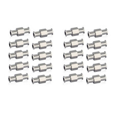 20-Teiliger Koppler Luer-Spritzenanschluss Metall-Doppelgelenke Luer-Lock-Adapter-Koppler für Pneumatische Teile