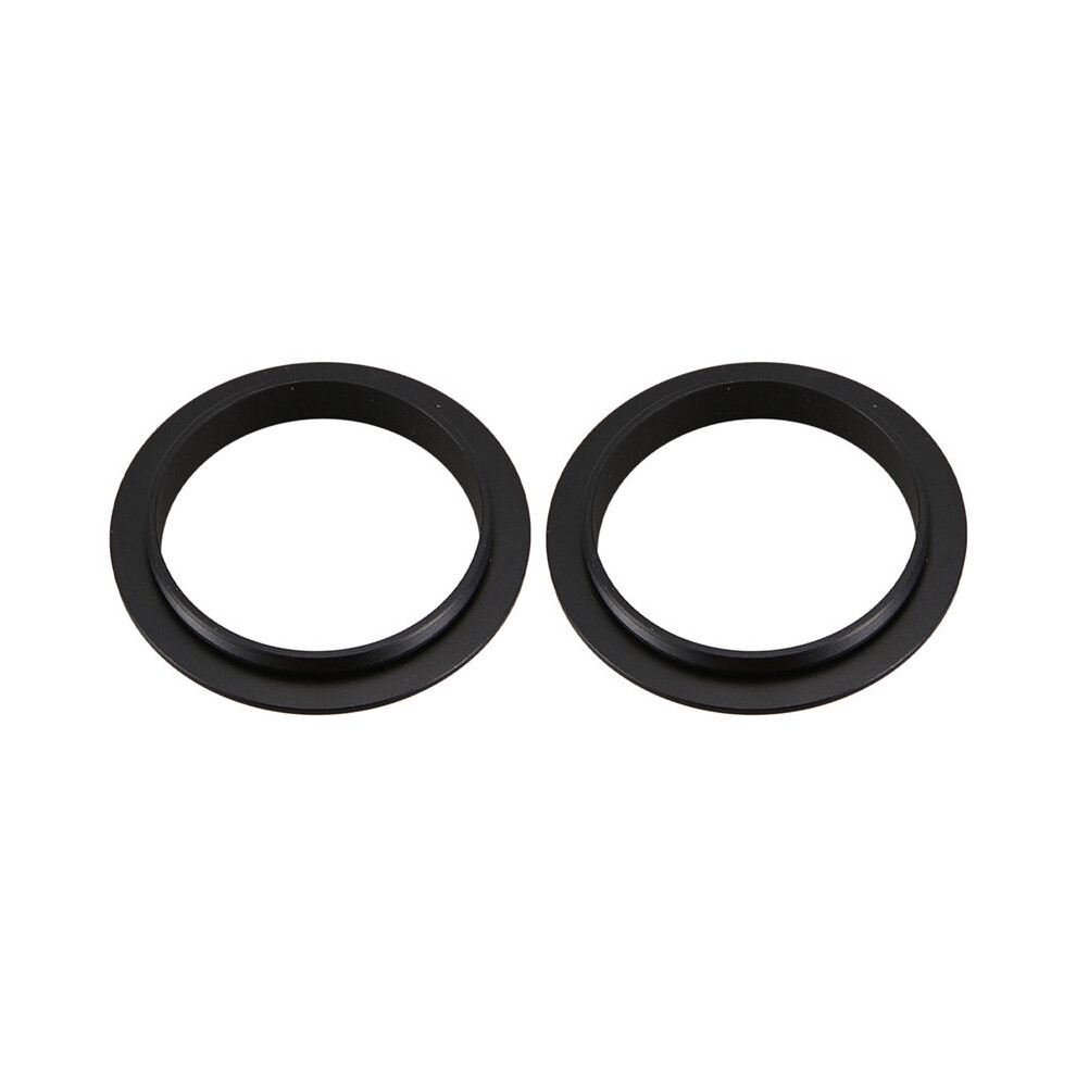 2Pcs M54 X 0.75 Male Thread To M48 X 0.75 Male Thread Conversion Ring Telescopes Accessories Black Exogio