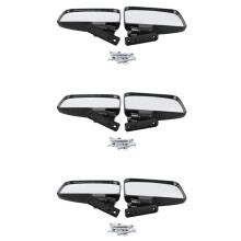 6X Cart Mirrors - Universal Folding Side View Mirror for Carts Club Car, Ezgo, , Star, Zone Carts