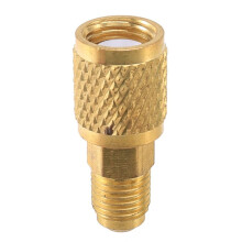 2X R410A Adapter 5/16Inch Sae Female Quick Couplers to 1/4Inch Sae Male Flare, Used for  Split System, Straight Type