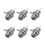 30 Pcs F Type Panel Mounted Socket Female Jack Solder Connector Adapter 1