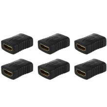 6X Buchse/ Buchse Netzadapter Kopplung Adapter fuer HDTV