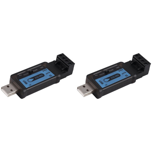 2X CH340 USB Una RS232 RS485 Adaptador Convertidor de Interruptor de Señal Serial