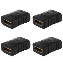 4X Buchse/ Buchse Netzadapter Kopplung Adapter fuer HDTV