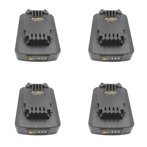 4X Batterie Adapter für  18V Lithium Batterie Umgerüstet Auf  Porterkabel  18V 20V Batterie Konverter