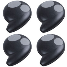4X 2 Buttons Key Case Remote Control Key Case for  Alarm Fob Without Battery Black