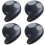 4X 2 Buttons Key Case Remote Control Key Case for  Alarm Fob Without Battery Black 1