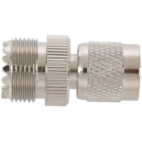 10X TNC-Stecker auf PL259 UHF-Adapterbuchse, Silber 2