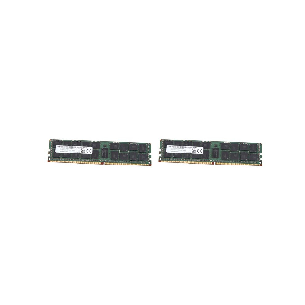 2X For Mt 16Gb Ddr4 Server Ram Memory 2133Mhz Pc4-17000 288Pin 2Rx4 Recc Memory Ram 1.2V Reg Ecc Ram 4713137903224