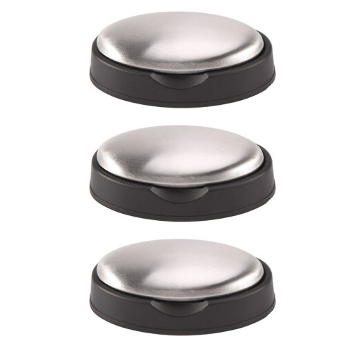 3X Savon en Acier Inoxydable de Cuisine Bar Elimination des Odeurs Odeur