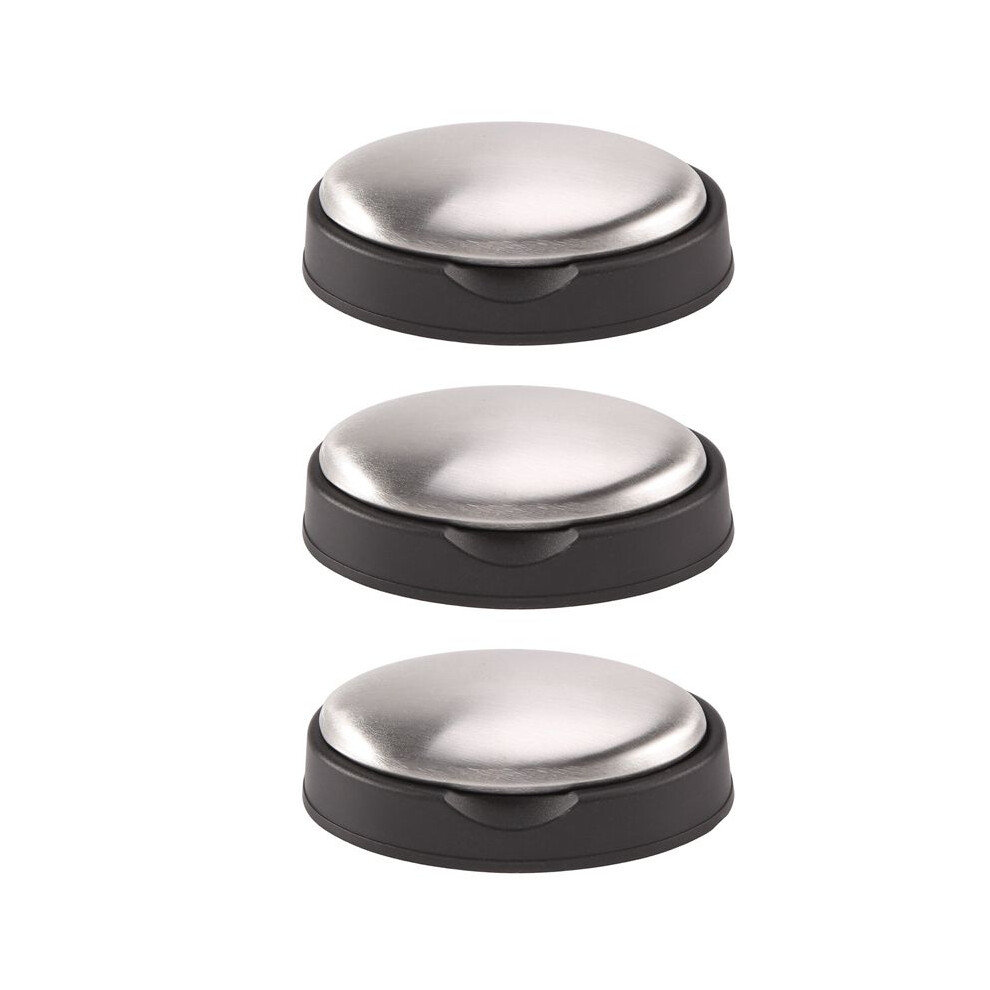 3X Stainless Steel Soap Hand Eliminating Odor Smell Odour Remover Holder Included(88Mm X 46Mm X 19Mm) Exogio