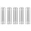 5X 10-Inch Reusable Empty Clear Cartridge Water Filter Housing Various Media Refillable 1