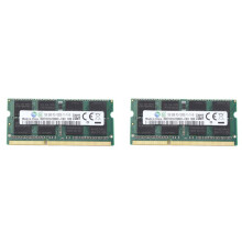 2X MéMoire D'Ordinateur Portable DDR3 8 Go RAM 1600 MHz PC3-12800 1,5 V 204 Broches SODImm pour MéMoire D'Ordinateur Portable