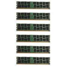 6X 8 GB DDR3 1333 MHz Ecc-RAM-Speicher PC3L-10600R 1,35 V 2RX4 REG Ecc-RAM für Server-Workstation