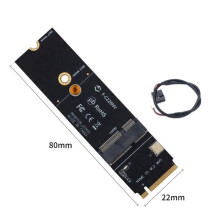 4X Kabellos M.2 A+E Key Slot auf M.2 M Key Wifi Adapter für AX200 9260 Bcm94352Z Karte NVMe PCI Express SSD Port