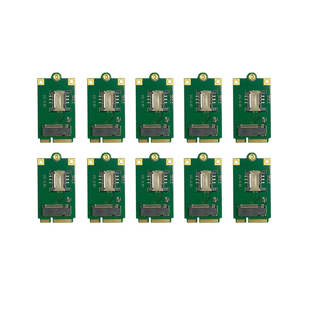 Exogio 10X 4G 5G M.2 To Pcie Adapter Ngff To Pci-E Adapter Board With Sim Card Slot For L860-Gl Dw5820e Dw5816e Em7455