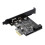 2X PCI-e 1X para USB 3.2 Gen1 USB3.2 Type-C Front Adapter Card 2  (Type C+ Type A) Expansion Card 3