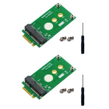 2X NGFF M.2 B-Key-Schnittstelle Zur Drahtlosen -PCI-E-MPCIE-Adapterkarte für 5G 4G 3G LTE GSM-Modul KEIN -SIM-Kartensteckplatz
