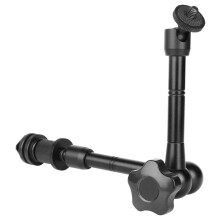 3X Magic Arm 11 Inch Articulating Arm Magic Friction with Hot Shoe Mount & 1/4 Inch Tripod Screw for DSLR Camera