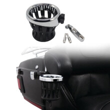 5X Motorcycle Handlebar Drink Cup Holder for  GL1800 Goldwing for Softail Electra Silver