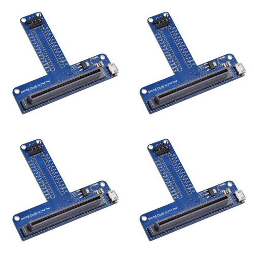 4X T-Typ Erweiterung Adapter für Microbit Breadboard Python Grafische Programmier Schnittstelle für BBC Microbit
