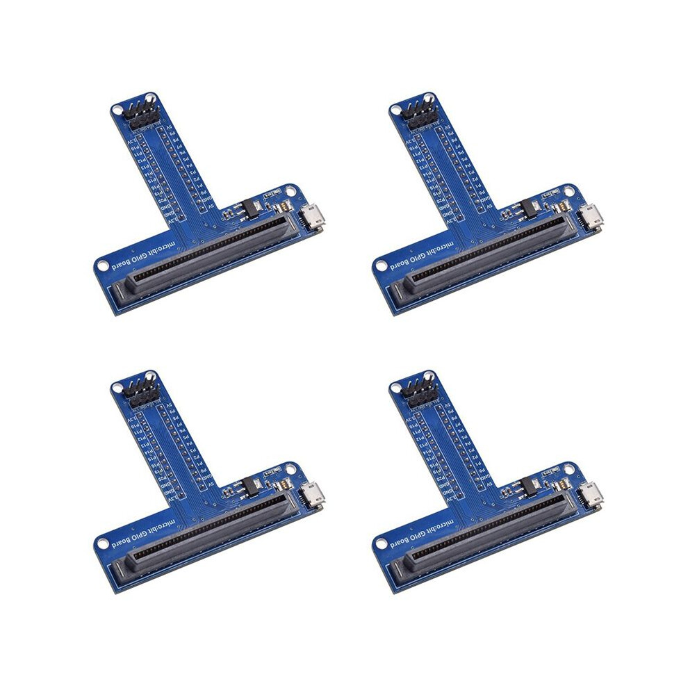 4X T-Type Expansion Adapter for Microbit Breadboard Python Graphical Programming Interface for BBC Microbit