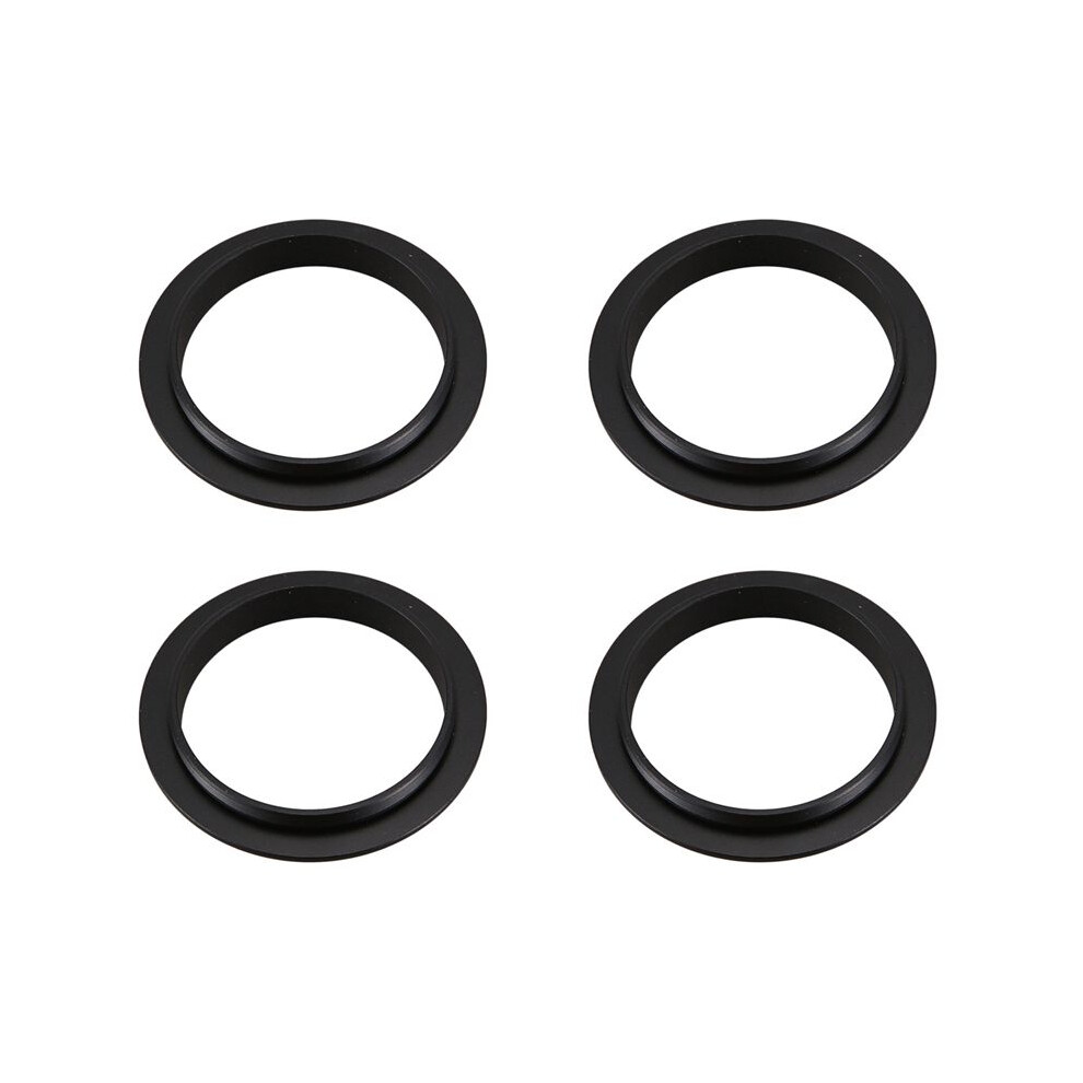 4Pcs M54 X 0.75 Male Thread To M48 X 0.75 Male Thread Conversion Ring Telescopes Accessories Black Exogio