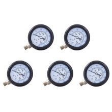 5X PCP Skuba Tauchen Luft Vertikal Manometer für FüLlstation Doppelbereich 350Bar Hochdruckmanometer 1/8Npt