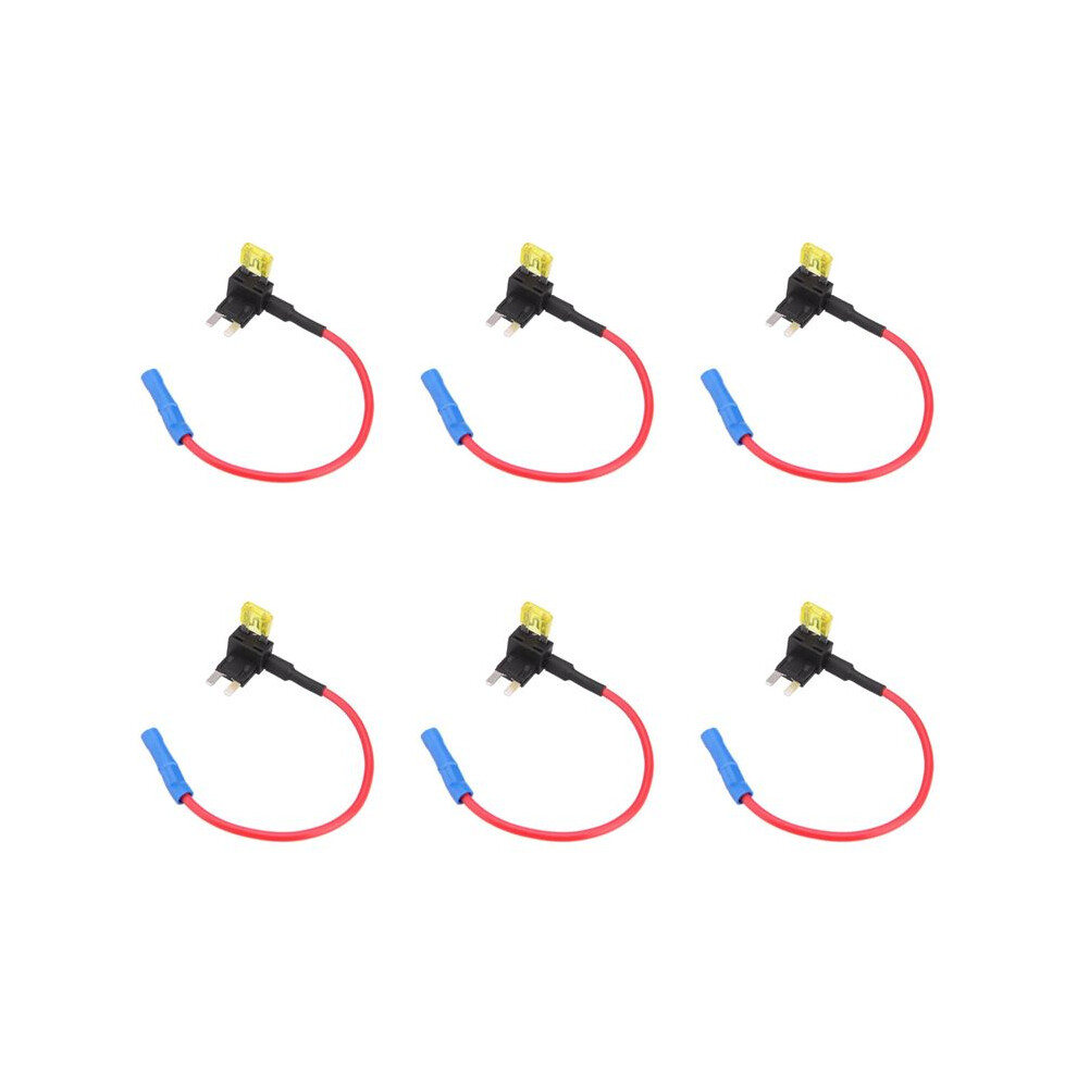Exogio 6X 2-Insert Blade Fuse Adapter Voltage Tap For Automotive Fuses Aps Att Low Profile
