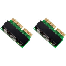 2X M.2 NVME SSD Convert Adapter for Pro Retina Mid 2013 2014 2015 2016 2017, for A1465 A1466 A1398 A1502