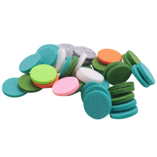 Washable Refill Pads  Pads Diameter 22mm for Car Essential Oil Diffuser Locket [480 Pcs] 1
