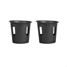 FüR Lixiang L7 L8 L9 2023 Silikon Auto Center Wasserbecherhalter Pad Aufbewahrungsbox Dekorative Teile, Vordere Reihe Schwarz