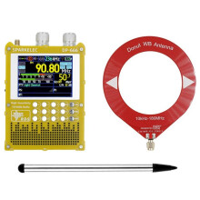 Radio DP-666 TEF6686 avec Écran Tactile IPS de 2,8 Pouces, Récepteur Haute Sensibilité, Bande Complète FM, LW, MW, SW
