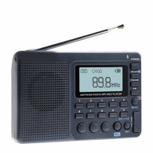 RETEKESS V115 Radio Portable, Bandes FM/AM/SW, Enregistreur USB, Haut-Parleur, Idéal pour les Personnes Âgées
