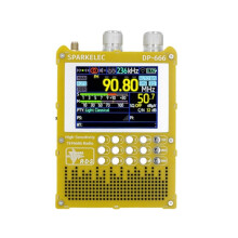 DP-666 TEF6686 Vollbandradio 2,8-Zoll-IPS-Touchscreen Hochempfindlicher Empfänger Vollband-FM-LW-MW-KW-Radio Gelb