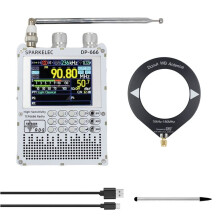 Radio TEF6686 DP-666, Radio à Ondes Courtes Haute Sensibilité, Bande Complète FM/GO/MO/SO, ESP32 RDS, Écran Tactile IPS 2,8 Pouces