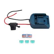 External Battery Adapter Converter for MT 14V/18V Battery DIY Power Tool Box Mod Plug Accessories Fuse