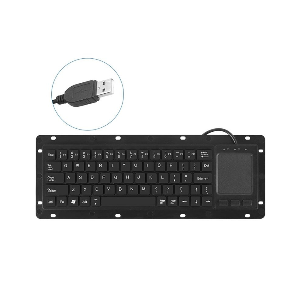 Industrial Usb Touch Board Keyboards With Touchpad And High Durability Trackpad For Medicals And Security Systems 4711152122323