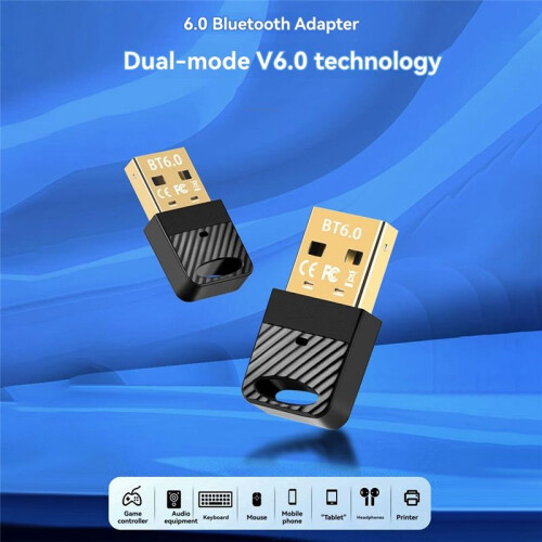 USB  6.0 Adapter Music Audio Receiver Transmitter for  Speaker Keyboard Mouse Headphone Printer 2