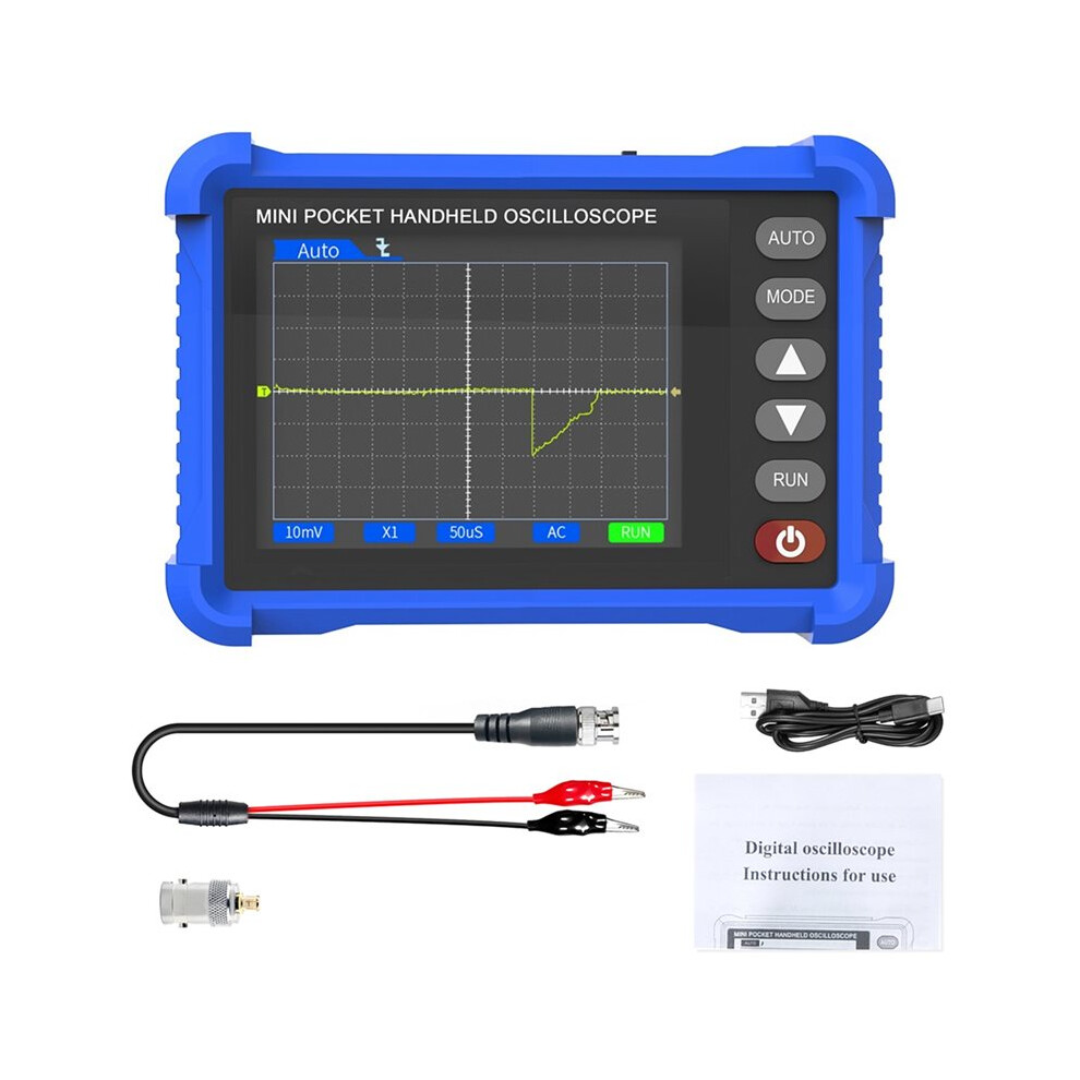 250K Handheld Digital Oscilloscope 250Khz, 2.5Ms/S Sampling, 2.8" Lcd Display 4713404203699