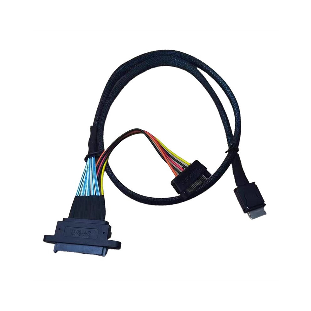 Hard Disk Oculink Sff-8611 To U.2 Sff-8639 Nvme U2 Sdd Solid State Drive Data Cable 90Cm 4711801860101