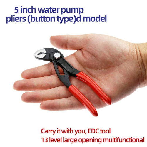 Portable 5inch  Adjustable Stenciled Crescent Wrench Small Pipe Pliers Multi Functional Shifting Spanner Pump Clamp 2