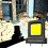 LED Work Light Waterproof Power Tool Accessorie Lithium Battery Work for Flood Lighting, Outdoor Construction D 5