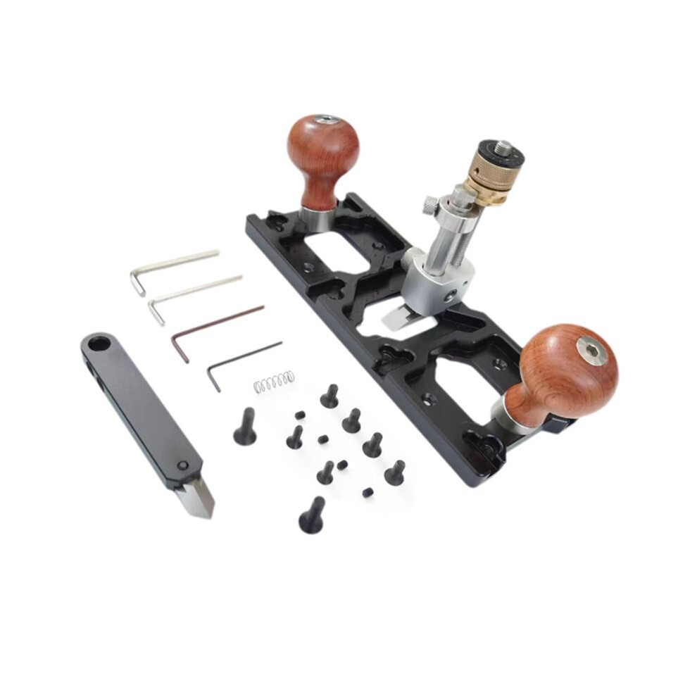 Router Plane With Adjustable Depth Ideal For Grooves & Joinery Work Three Mounting Locations With Four Rotational Direc 6034050070861