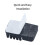 4PCS Wiper Silicone Nozzle Brush Hotbed Mounted Scrubbers for  Centauri Carbon/Centauri Cleaning Tool 4